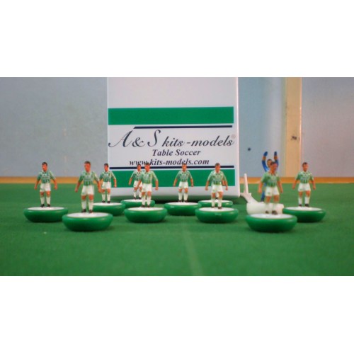 Subbuteo Andrew Table Soccer Panathinaikos 1984-1985 on Lightweight bases